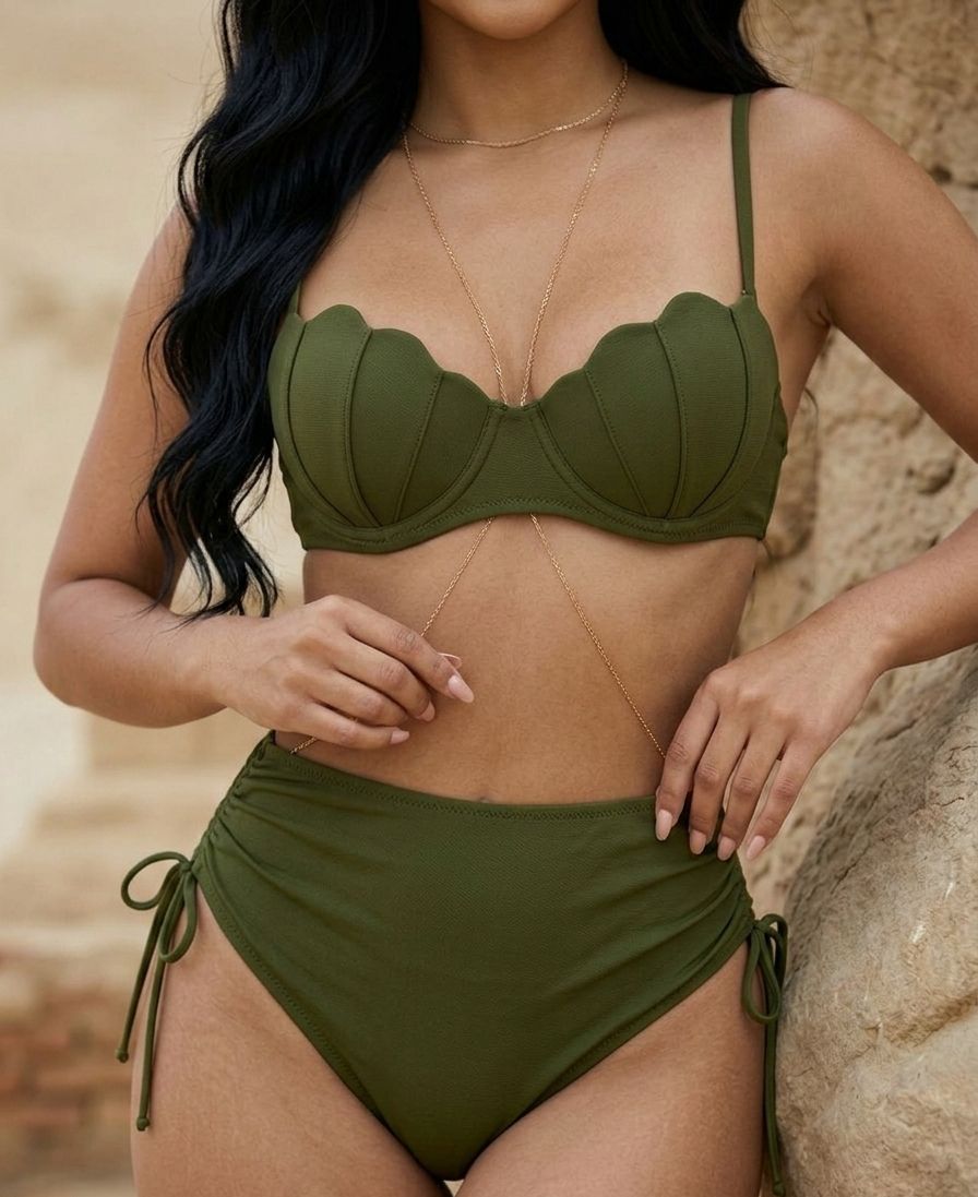 traje de Baño Sirena Realce