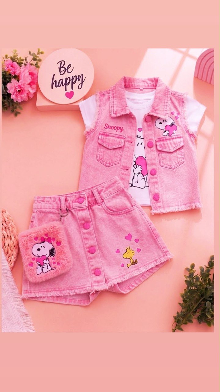 Conjunto Little Princess Denim