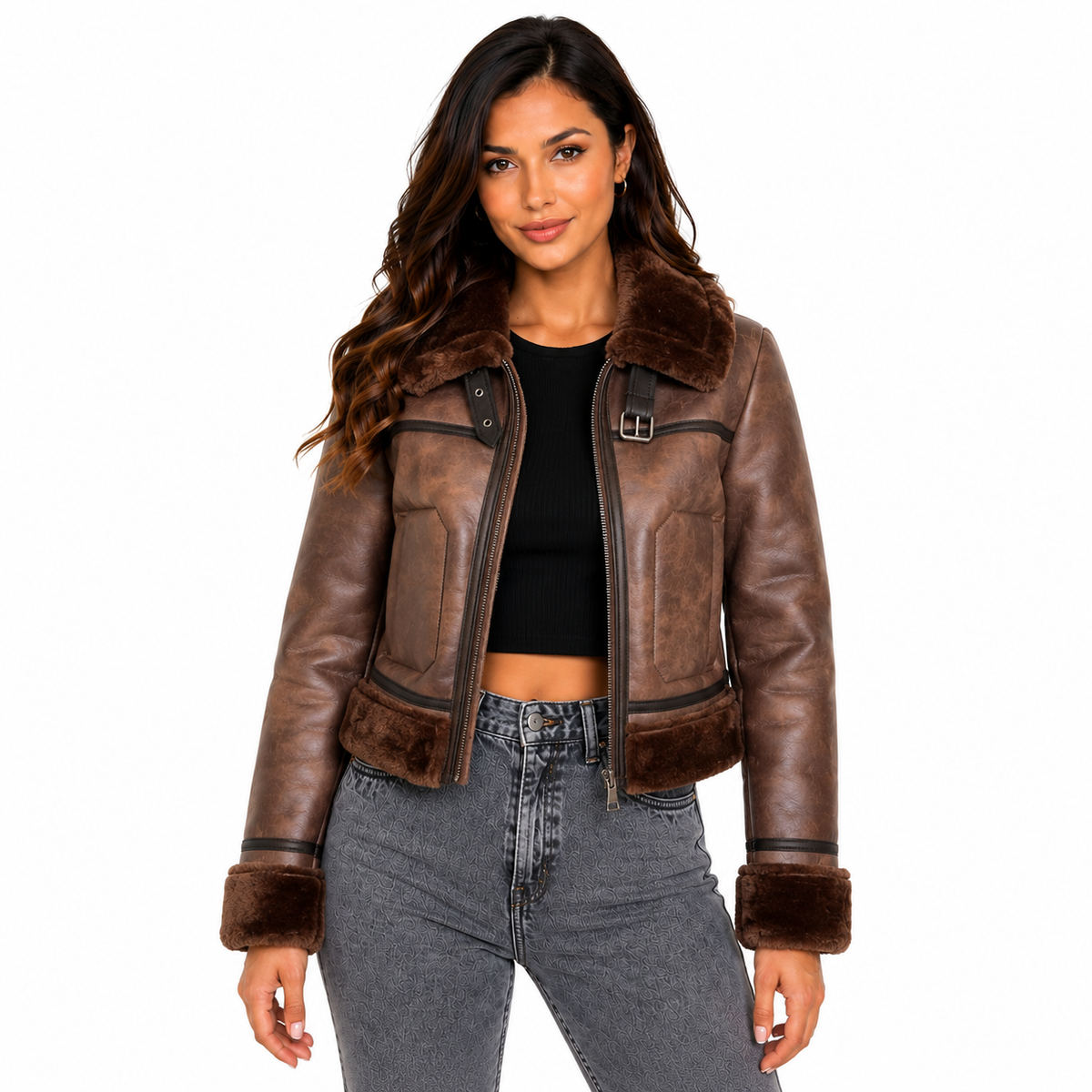 Chaqueta Aviadora Ovejera Siena