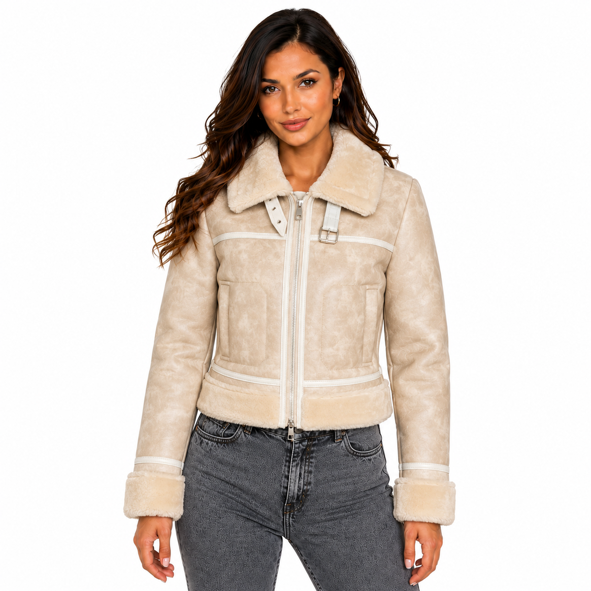 Chaqueta Aviadora Ovejera Siena