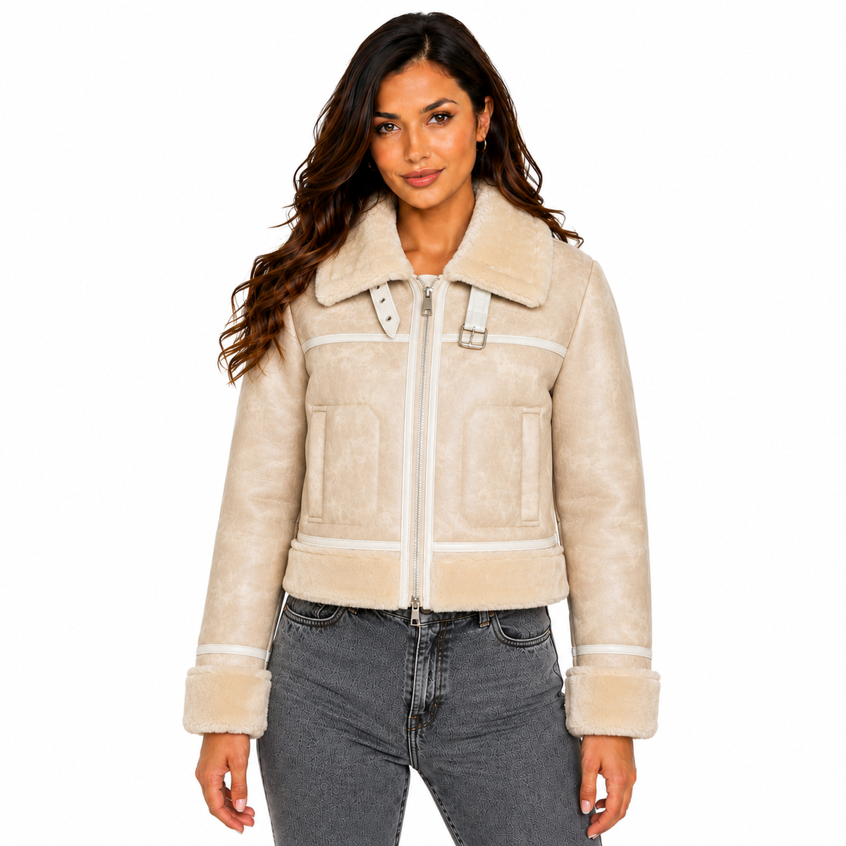 Chaqueta Aviadora Ovejera Siena