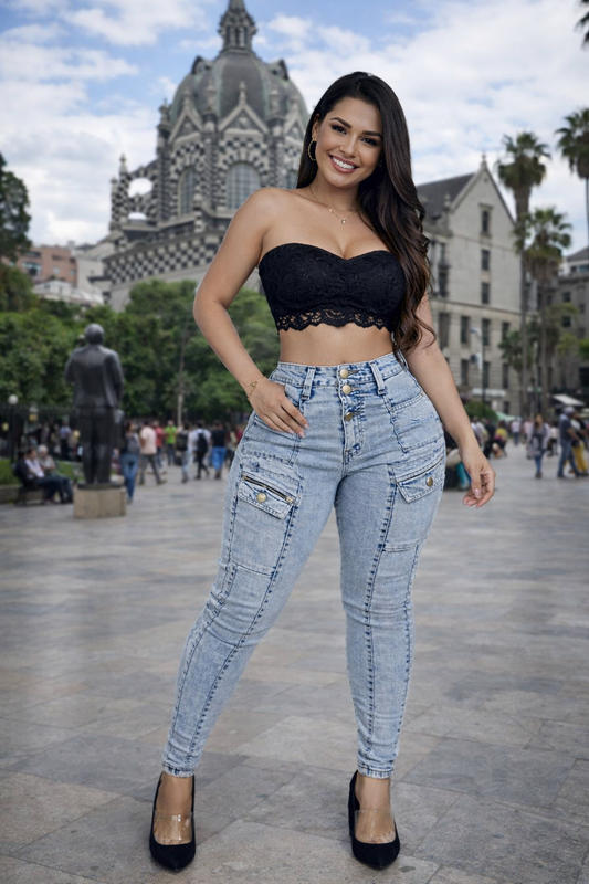 Pantalon Moon star k 4496 SKINNY