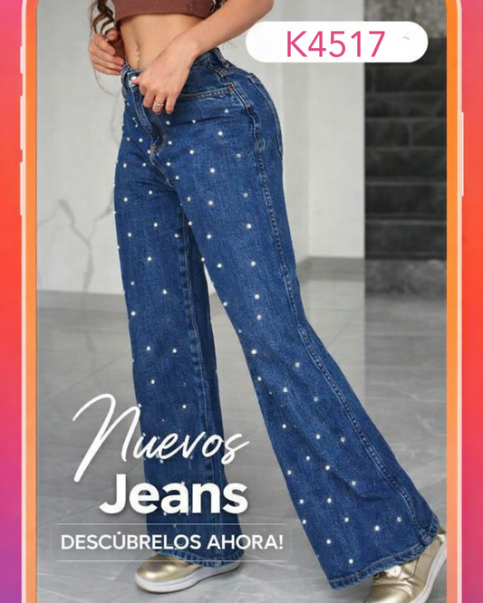 Pantalon Moon star perlas k4517