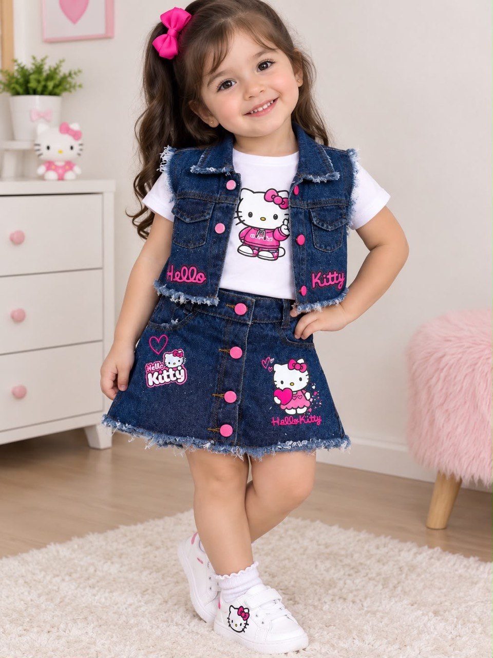 Conjunto Little Princess Denim