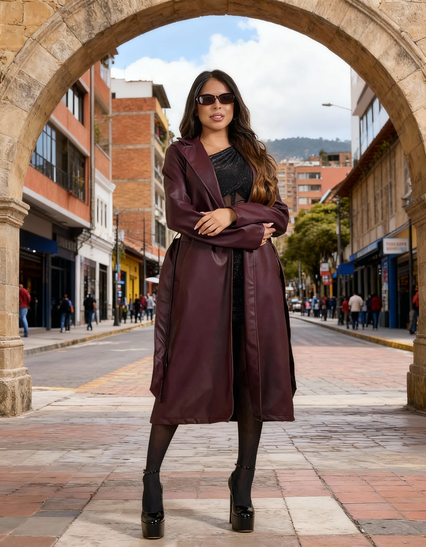 Gabardina Cuerina Ref 9479