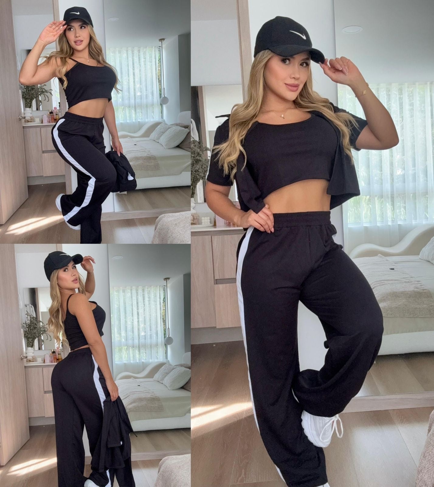 CONJUNTO  ESMERALDA REF 25058 (3 pzas)