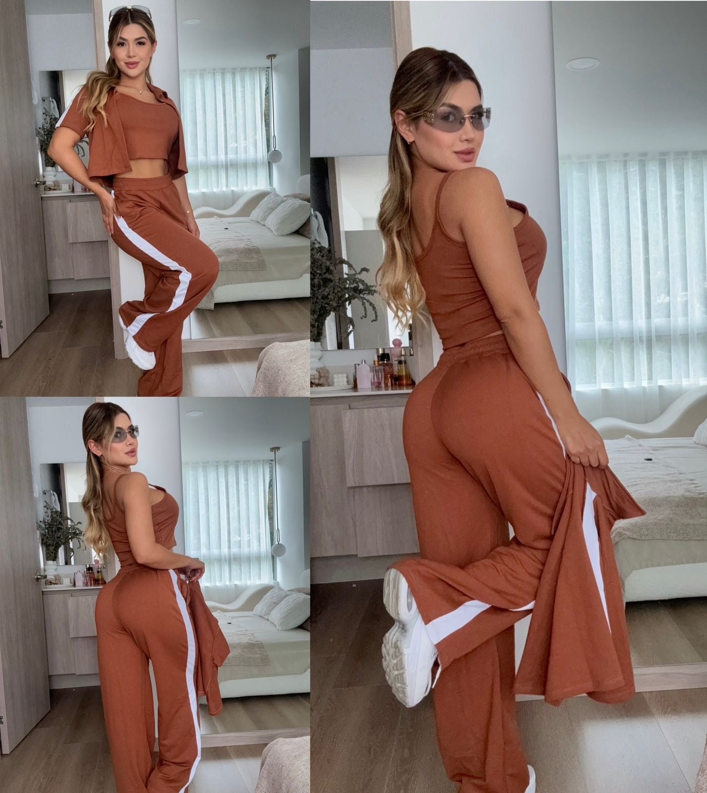 CONJUNTO  ESMERALDA REF 25058 (3 pzas)